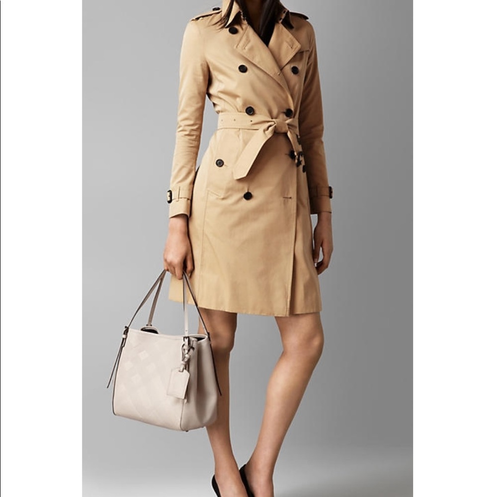 Burberry soft check small Canterbury tote